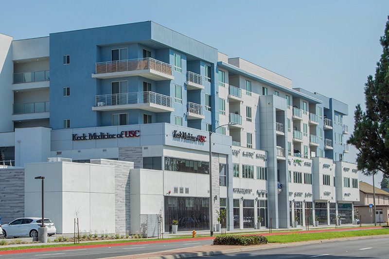 Buena Park location with view of the building